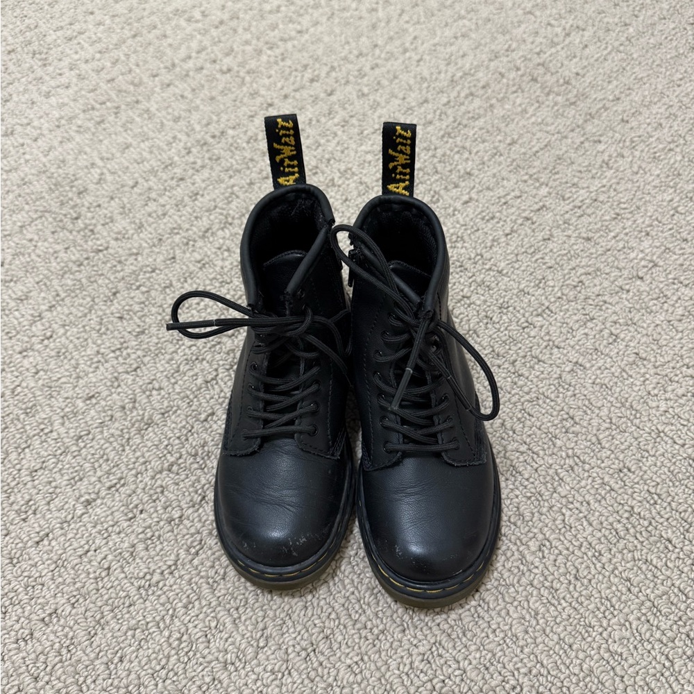Dr. Martens Black Kids Boots